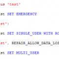 How To Repair A Suspect Database In MSSQL